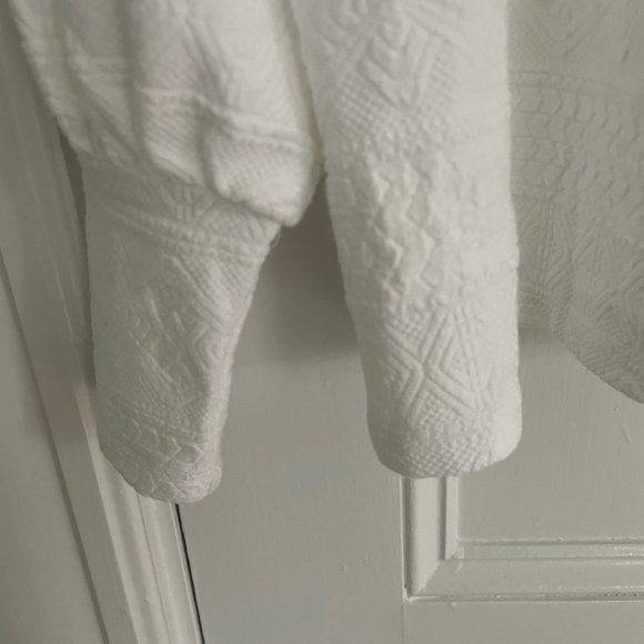 Ann Taylor Loft crew neck patterned top - Picture 5 of 5